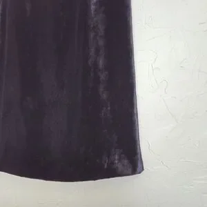 Velvet Maxi Velvet Skirt Vintage Sylvie L High Slit Velvet Maxi